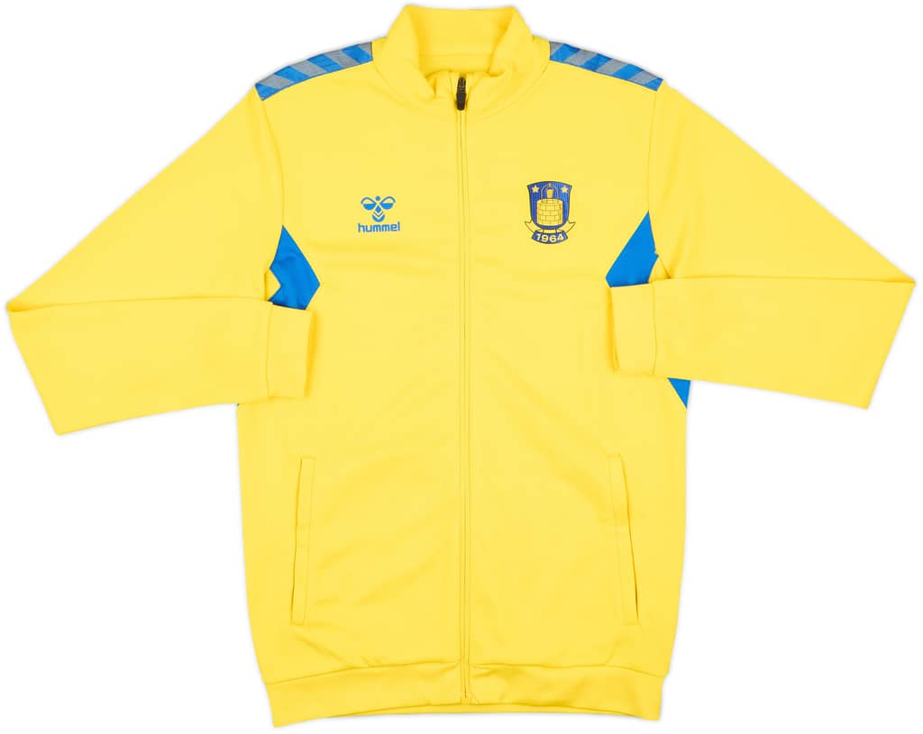 2023-24 Brondby Hummel Track Jacket - 8/10 - (L.Boys)
