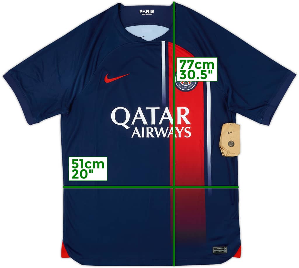 2023-24 Paris Saint-Germain Home Shirt (M)