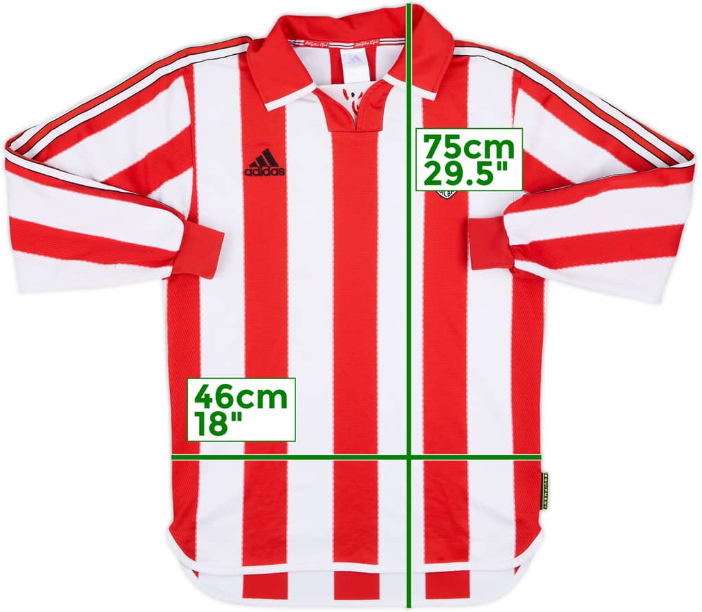 1999-01 Athletic Bilbao Player Issue Home L/S Shirt - 8/10 - (S)