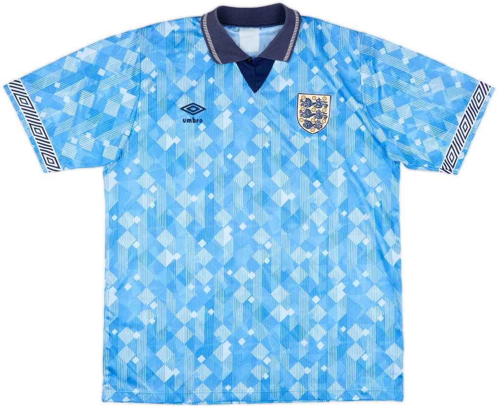 1990-92 England Third Shirt - 7/10 - (L)