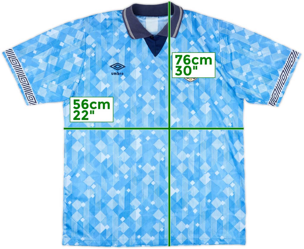 1990-92 England Third Shirt - 7/10 - (L)