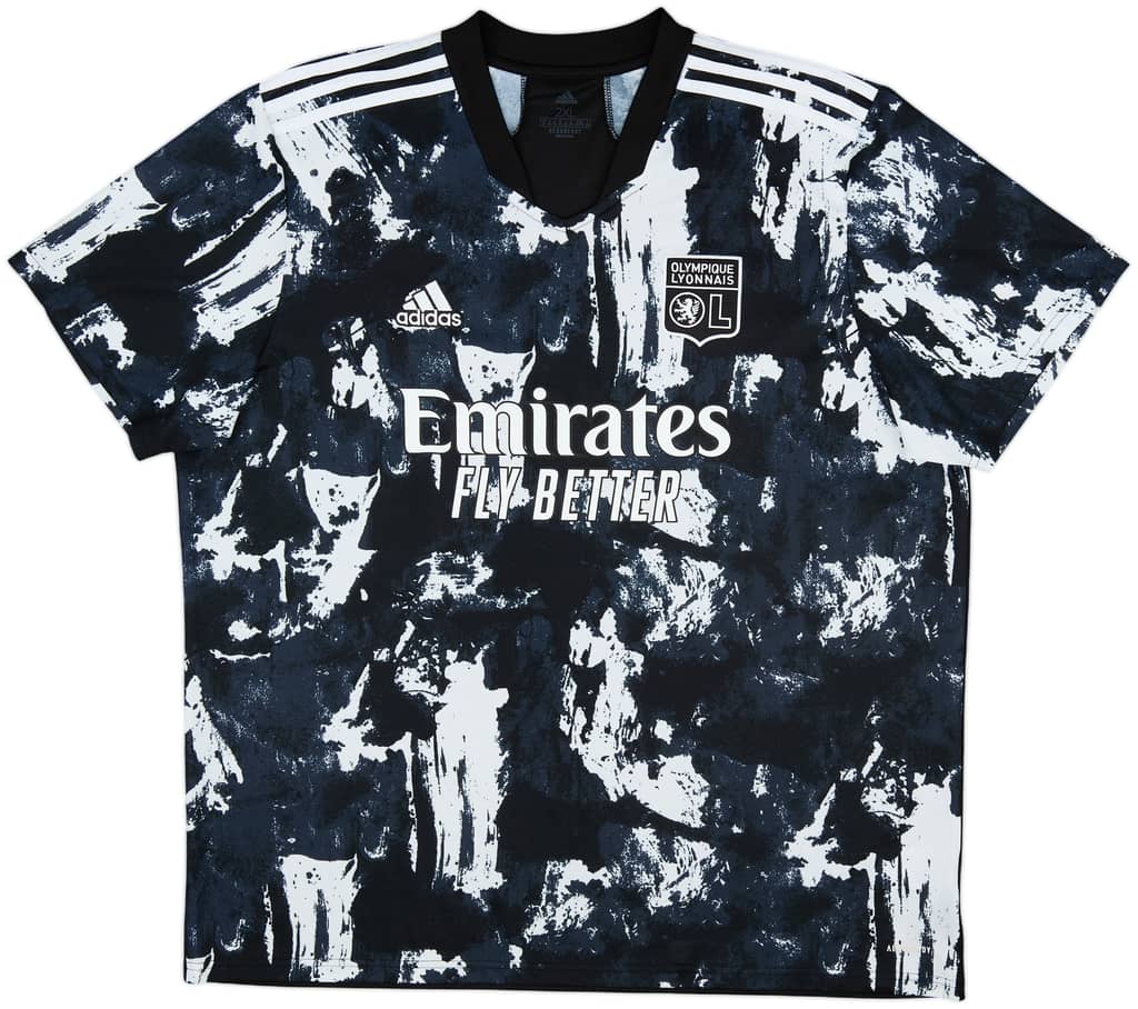 2021-22 Olympique Lyonnais Third Shirt - 10/10 - (XXL)