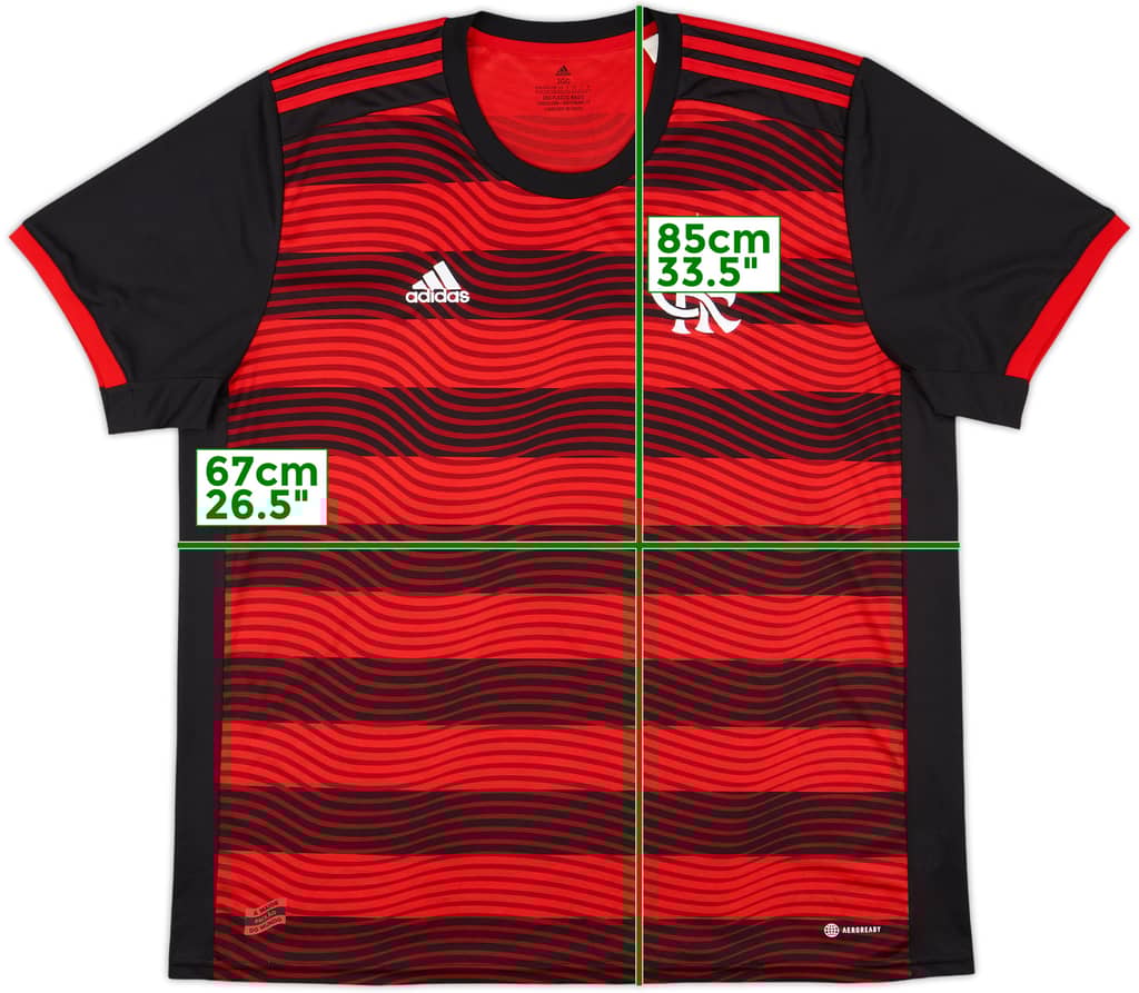 2022 Flamengo Home Shirt - 10/10 - (XXL)