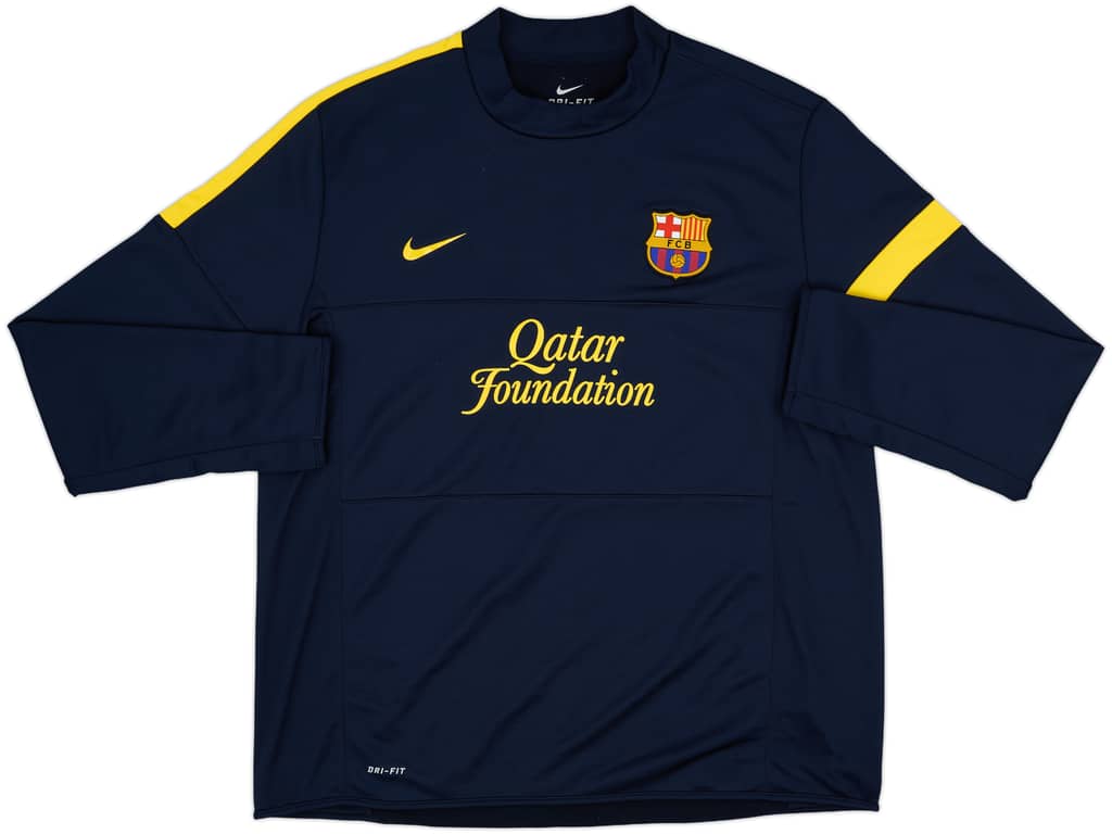 2012-13 Barcelona Nike Sweat Top - 8/10 - (XXL)