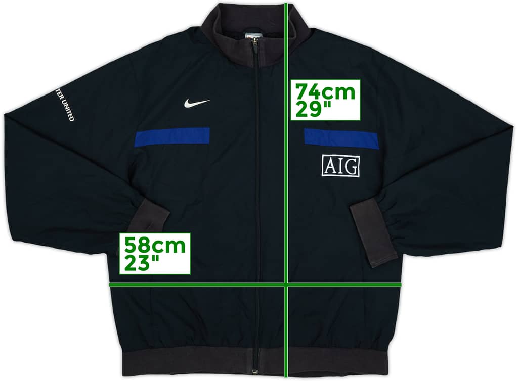 2009-10 Manchester United Nike Track Jacket - 7/10 - (L)
