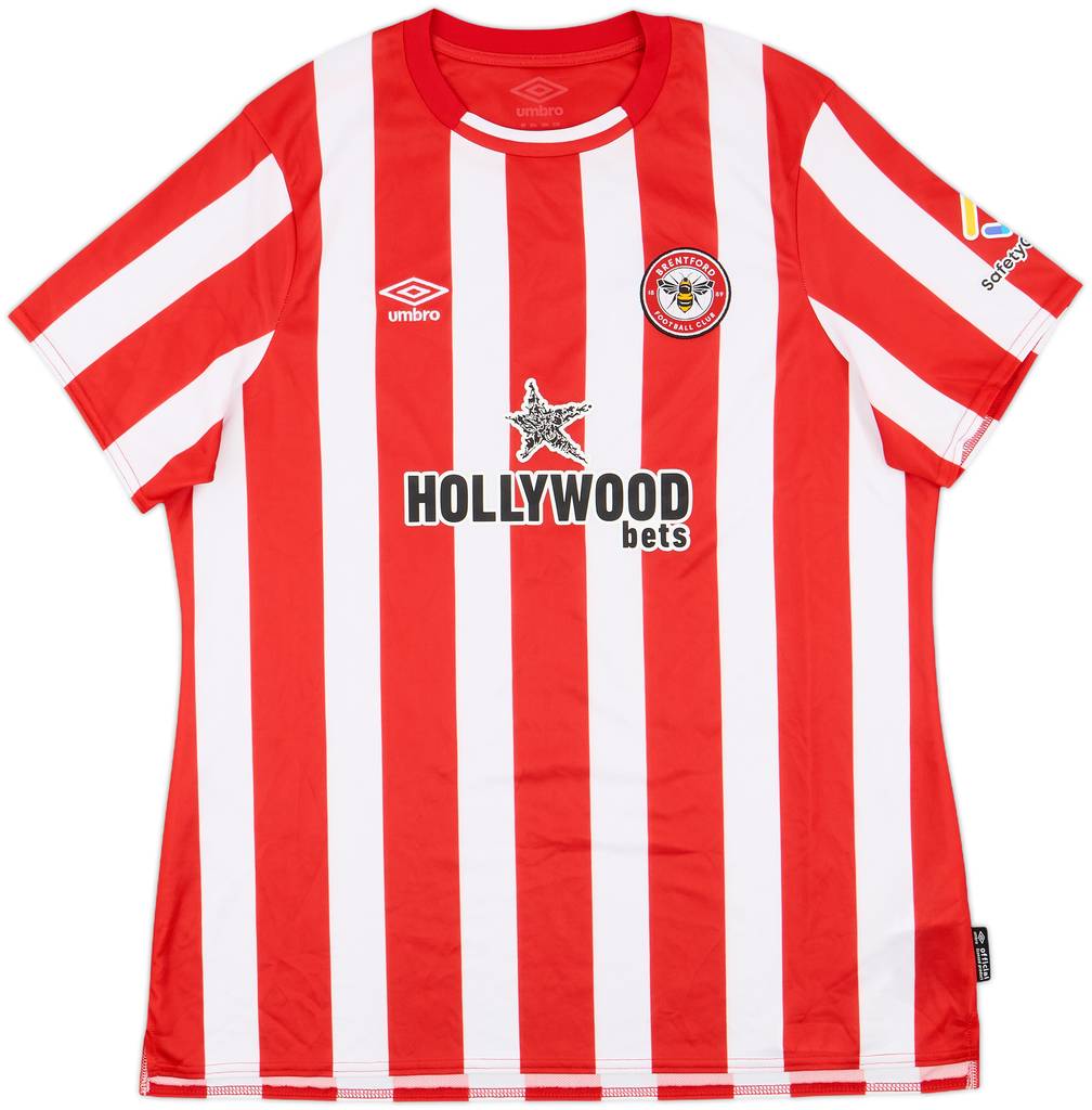 2021-22 Brentford Home Shirt - 10/10 - (Women's L)
