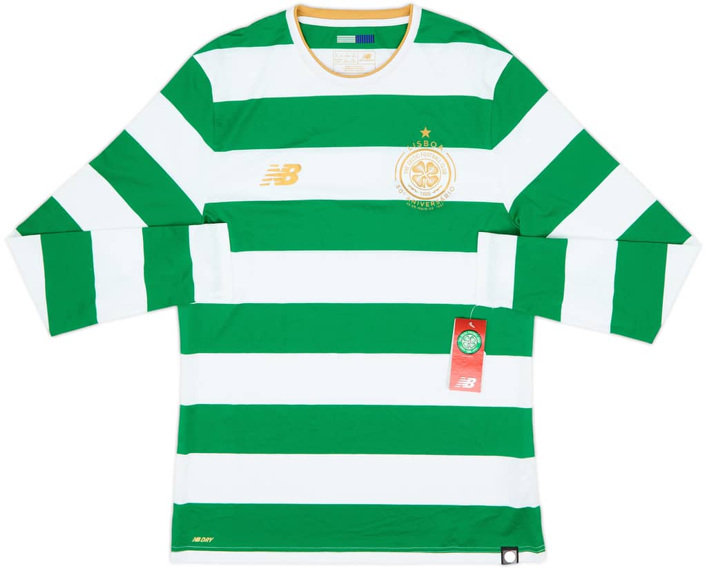Camiseta de local del Celtic 2017-18 'Lisbon Lions 50th Anniversary' Manga Larga (L)