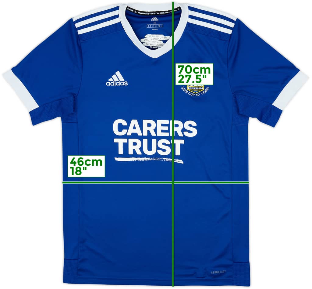 2020-21 Ipswich Home Shirt - 8/10 - (S)