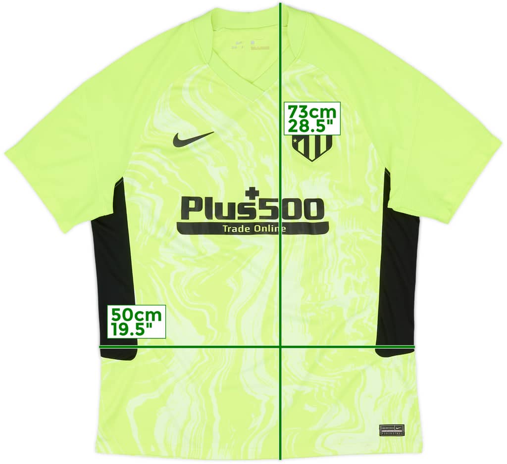 2020-21 Atletico Madrid Third Shirt - 7/10 - (L)