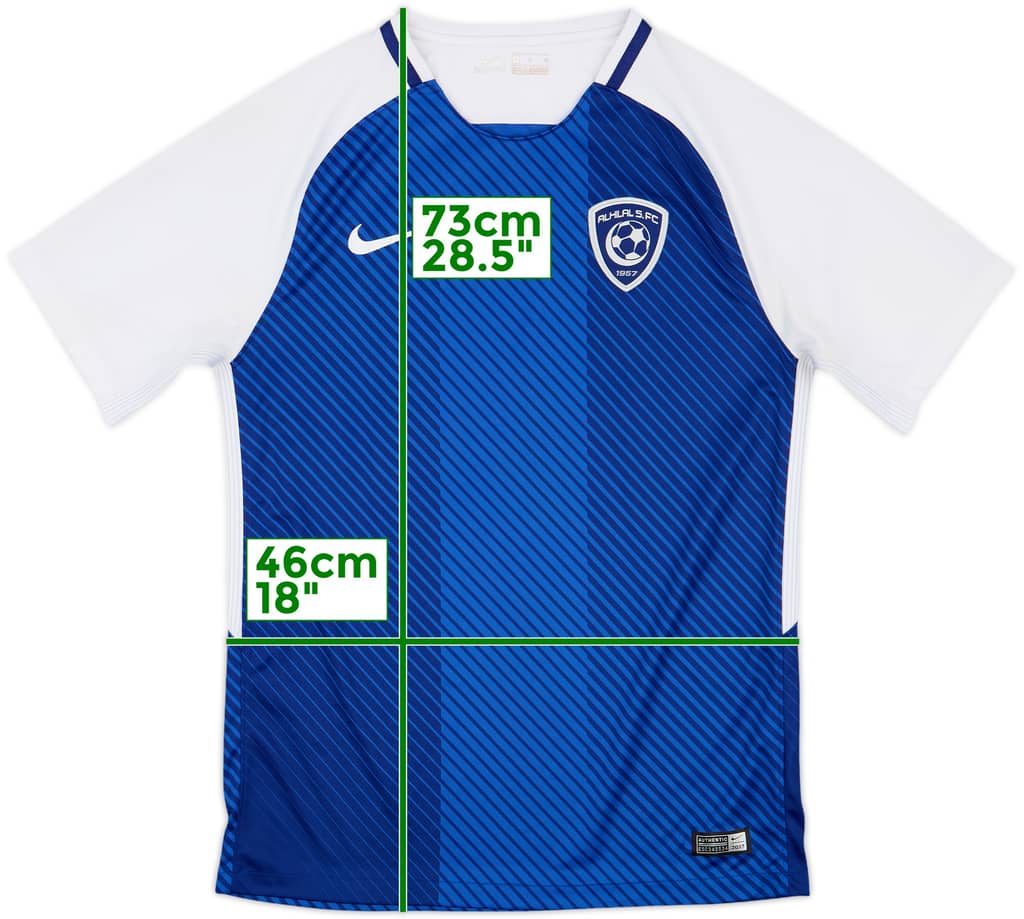 2017-18 Al Hilal Home Shirt - 7/10 - (S)
