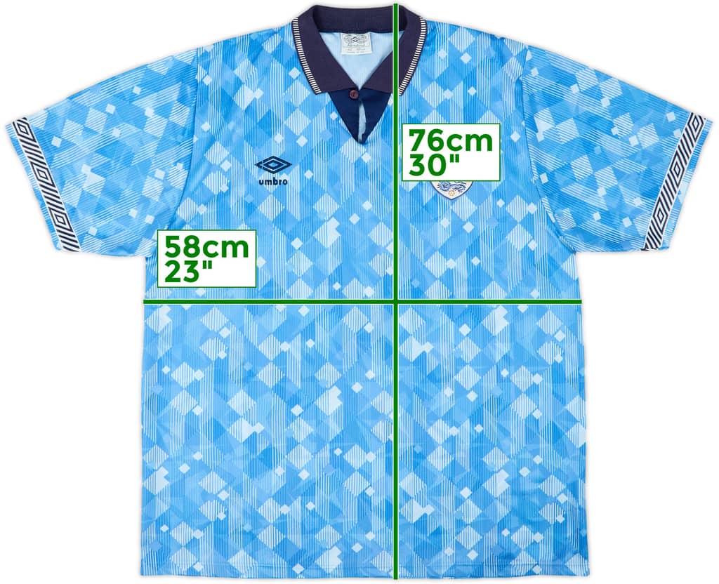 1990-92 England Third Shirt - 7/10 - (L)