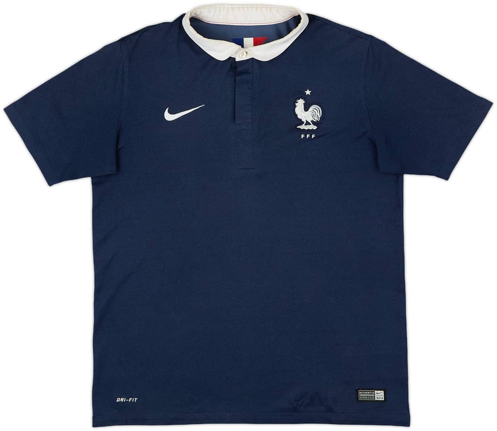 2014-15 France Home Shirt - 5/10 - (XL.Boys)