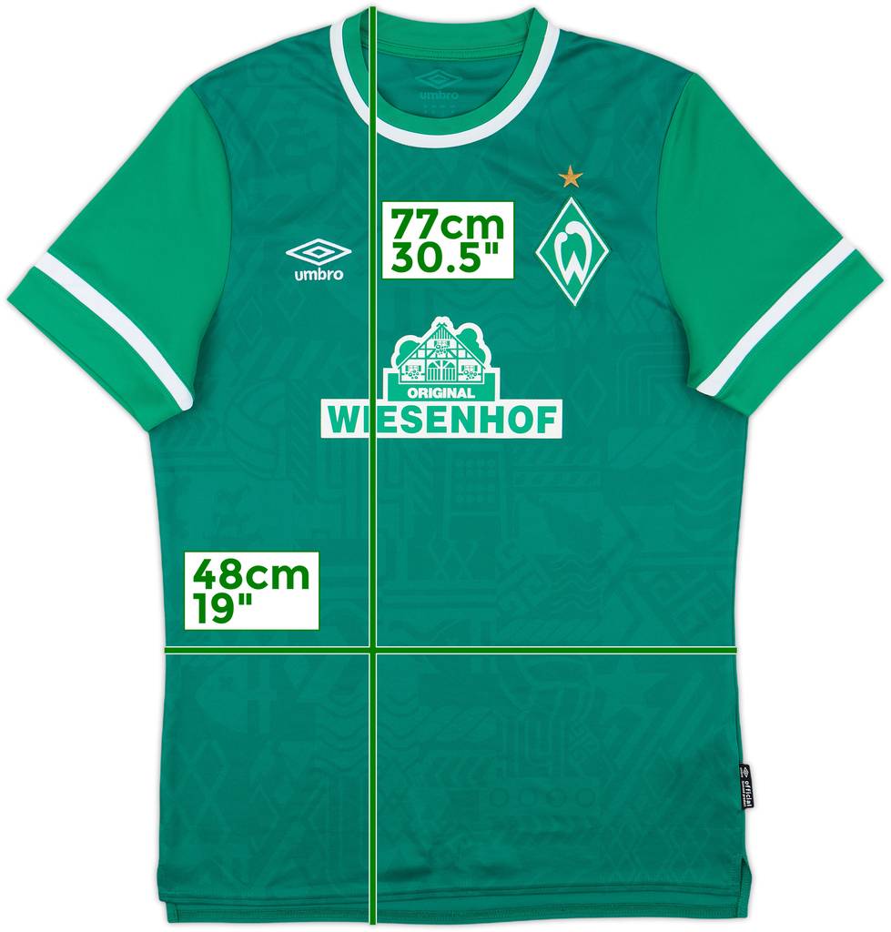 2021-22 Werder Bremen Home Shirt - 9/10 - (M)