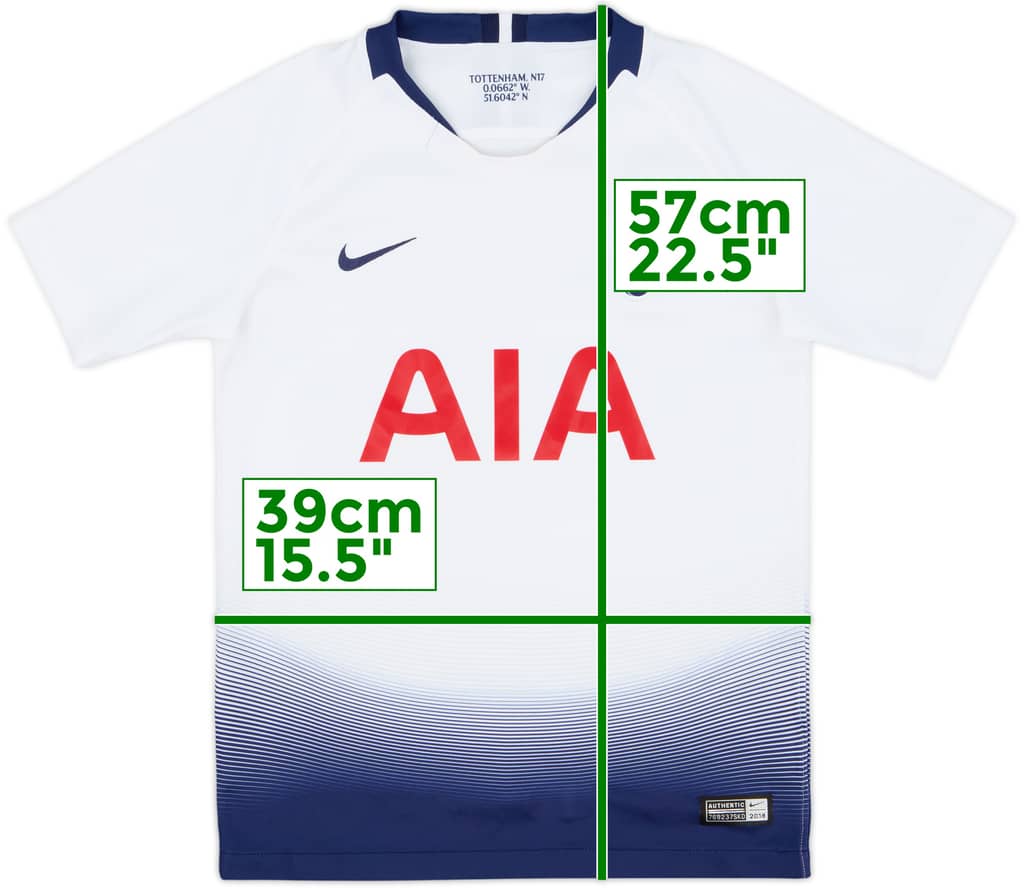 2018-19 Tottenham Home Shirt - 7/10 - (M.Boys)