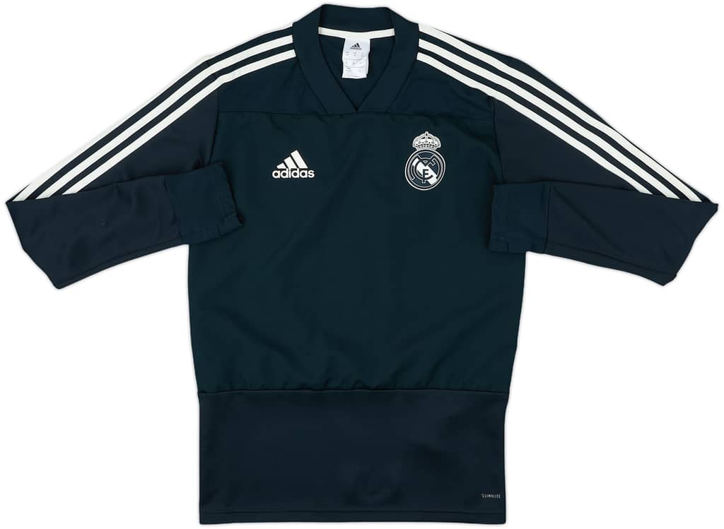 2018-19 Real Madrid adidas Drill Top - 8/10 - (XS)