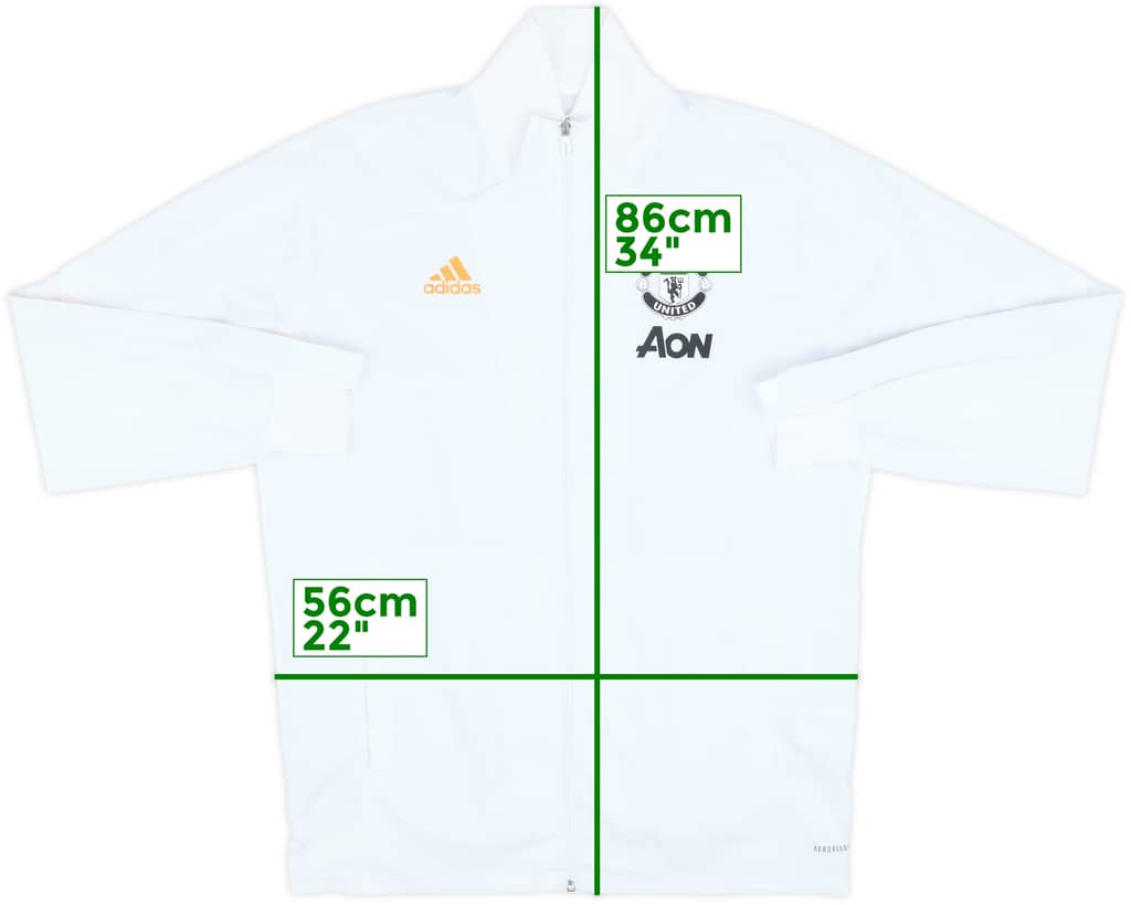2020-21 Manchester United adidas Track Jacket - 7/10 - (L)