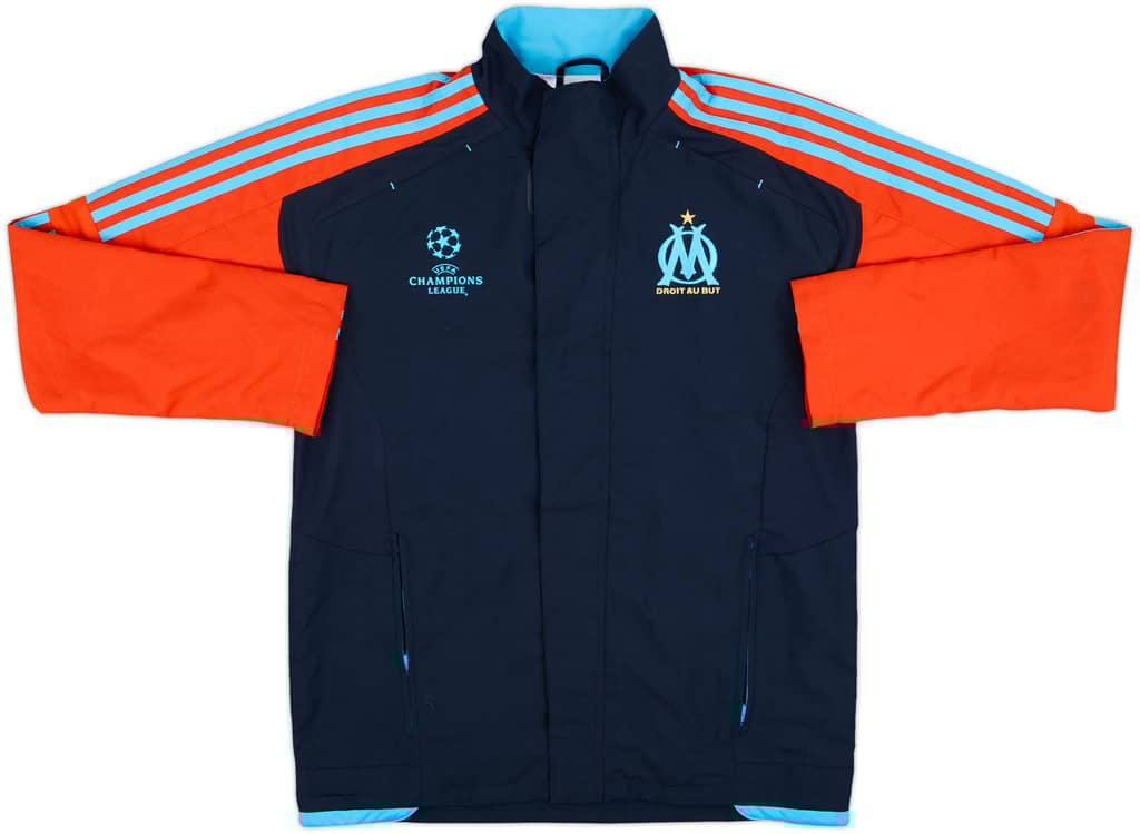 2011-12 Olympique Marseille CL adidas Track Jacket - 8/10 - (XL.Boys)