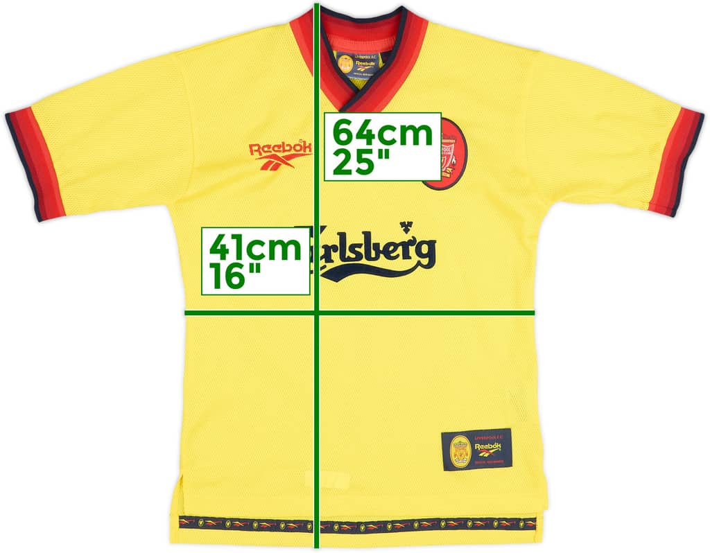 1997-99 Liverpool Away Shirt - 8/10 - (L.Boys)