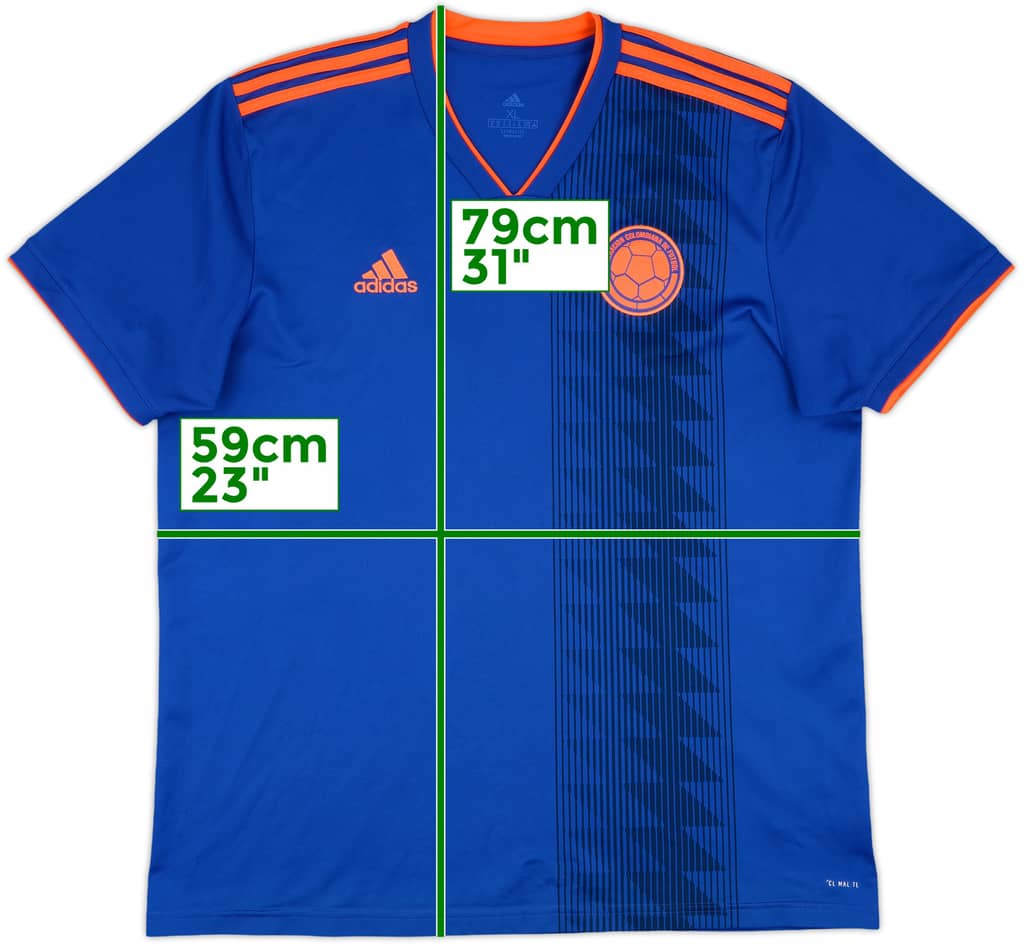 2018-19 Colombia Away Shirt - 9/10 - (XL)