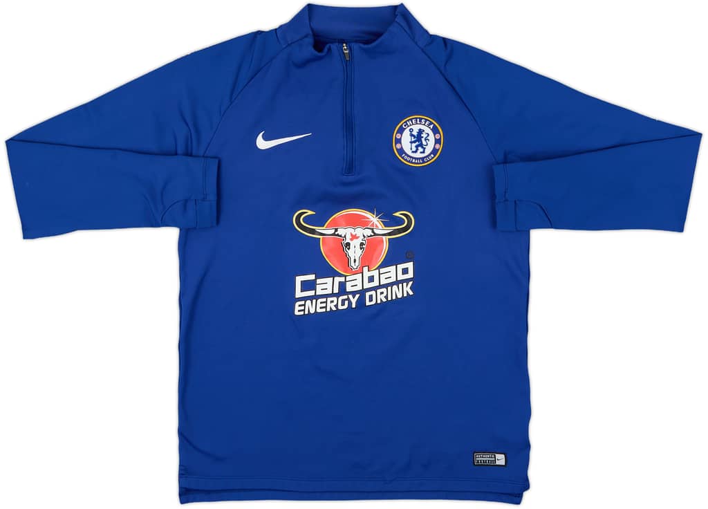 2018-19 Chelsea Nike 1/4 Zip Drill Top - 7/10 - (S)