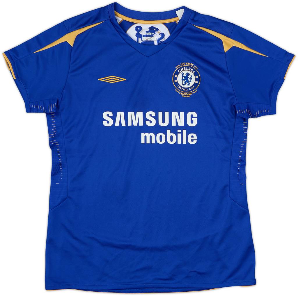 2005-06 Chelsea Centenary Home Shirt - 10/10 - (Women's M)