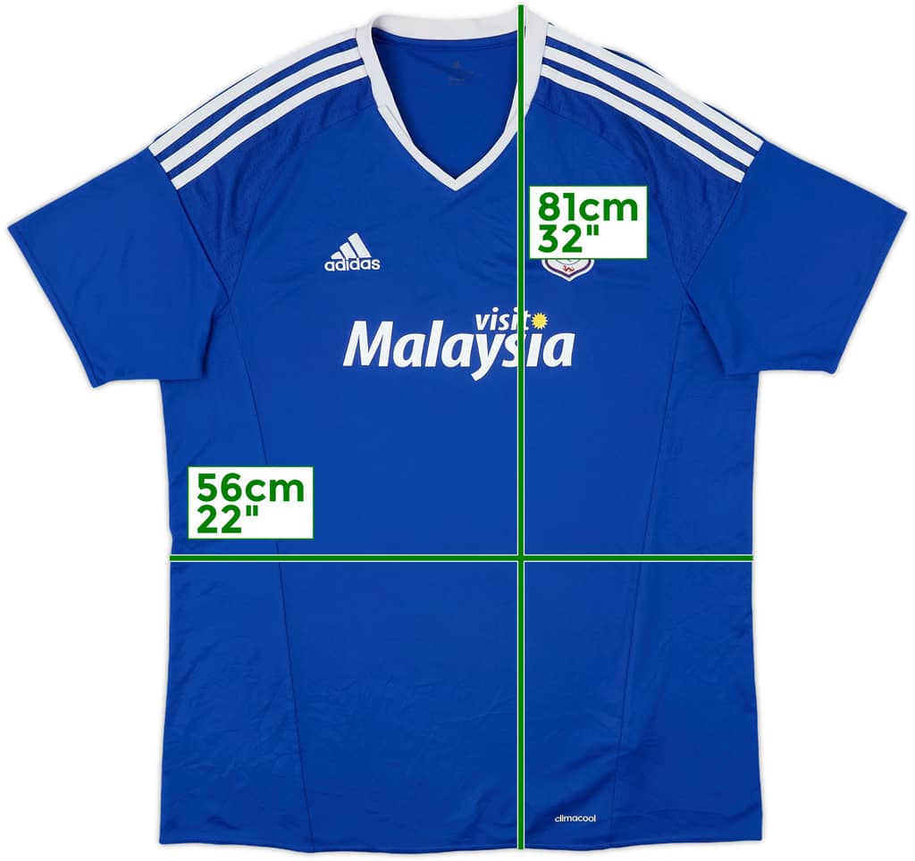 2016-17 Cardiff Home Shirt - 8/10 - (XL)