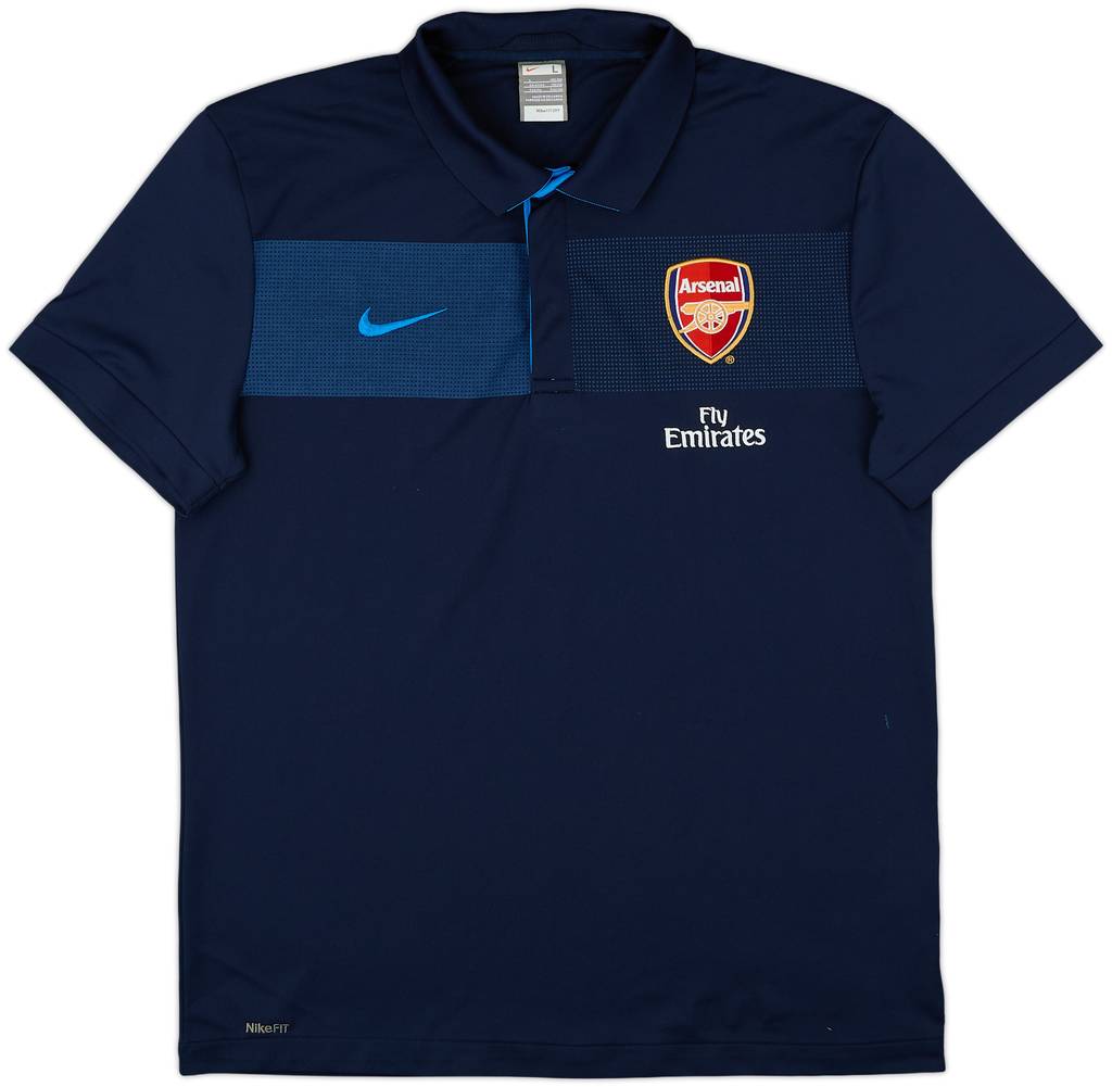 2009-10 Arsenal Nike Polo Shirt - 7/10 - (L)