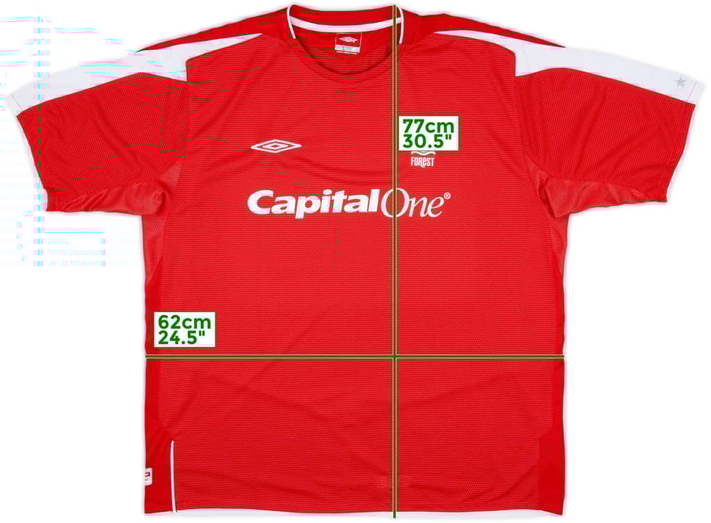 2004-06 Nottingham Forest Home Shirt - 8/10 - (XXL)