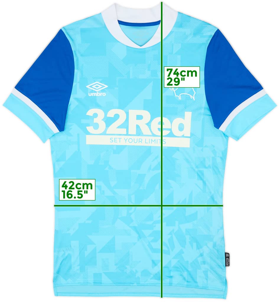 2021-22 Derby County Away Shirt - 7/10 - (S)