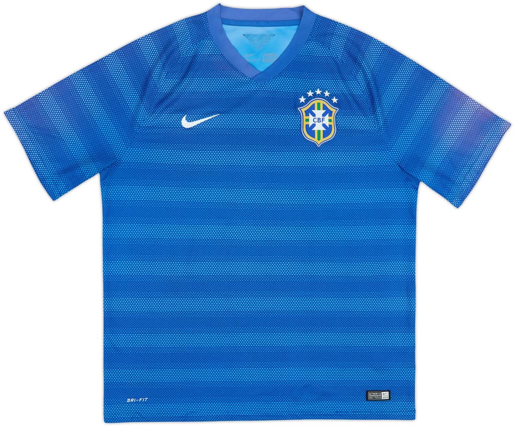 2014-15 Brazil Away Shirt - 4/10 - (XL)