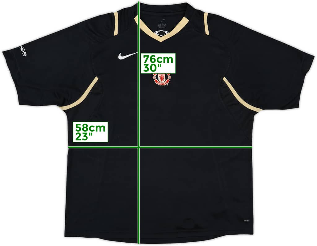 2006-07 Manchester United Nike Training Shirt - 8/10 - (XL)