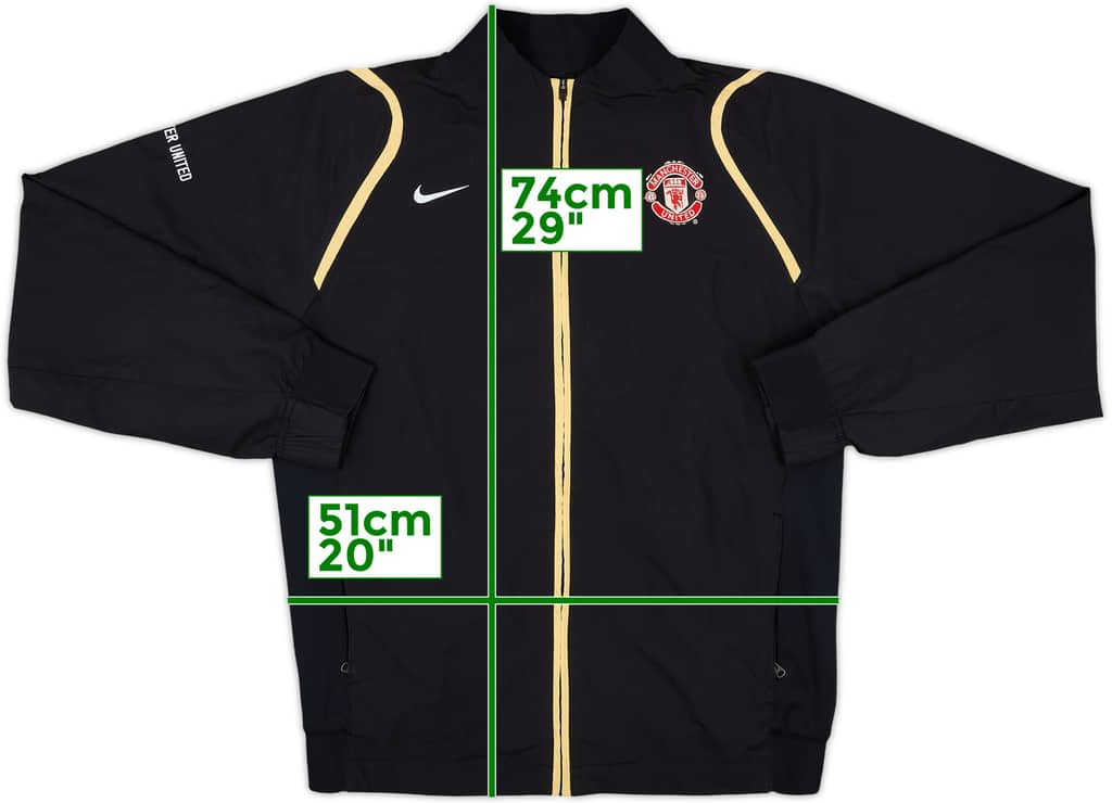 2006-07 Manchester United Nike Track Jacket - 8/10 - (L)