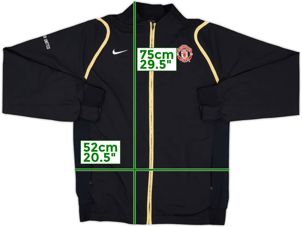 2006-07 Manchester United Nike Track Jacket - 8/10 - (L)