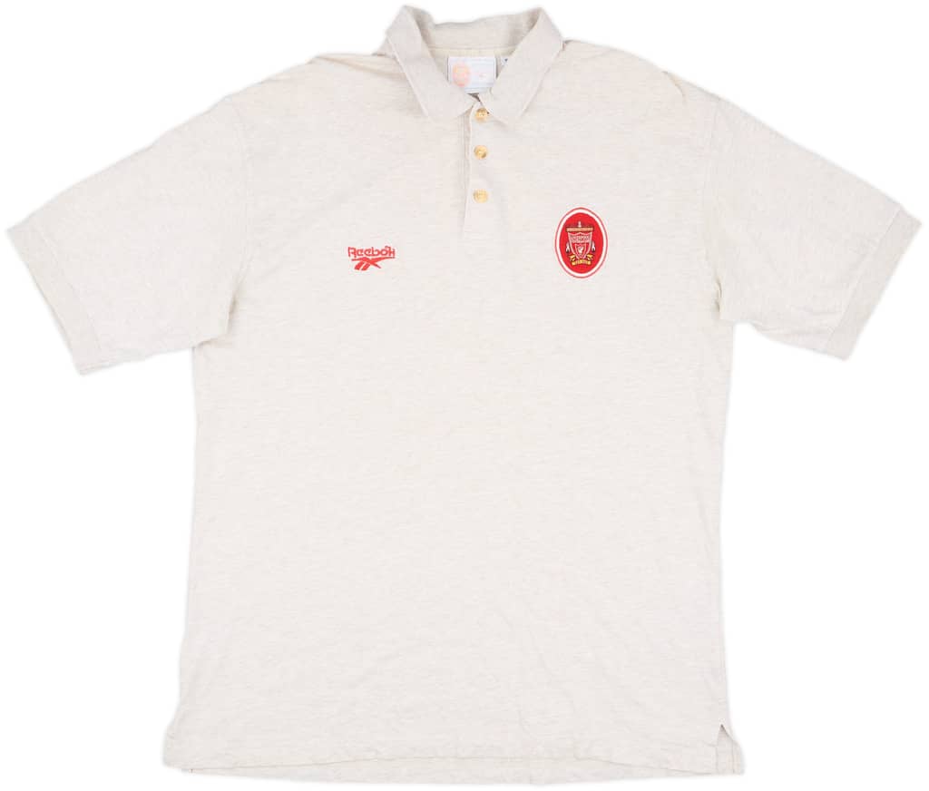 1996-97 Liverpool Reebok Polo Shirt - 8/10 - (M)