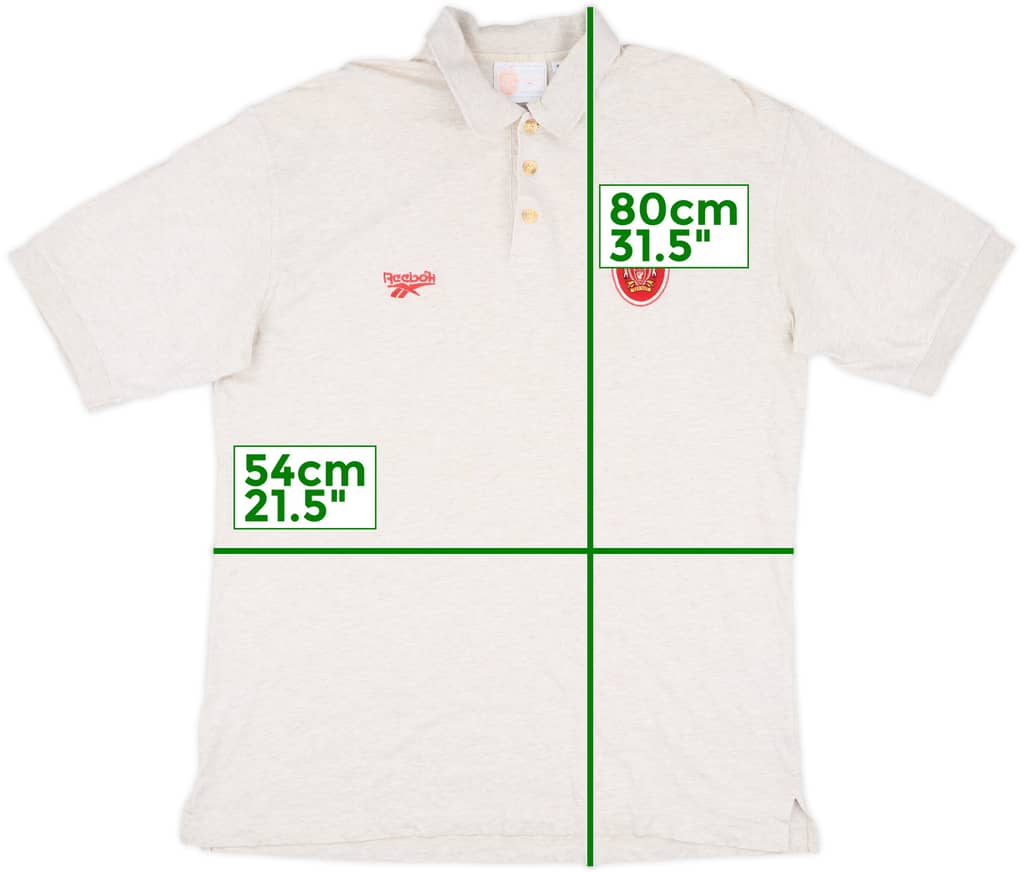 1996-97 Liverpool Reebok Polo Shirt - 8/10 - (M)