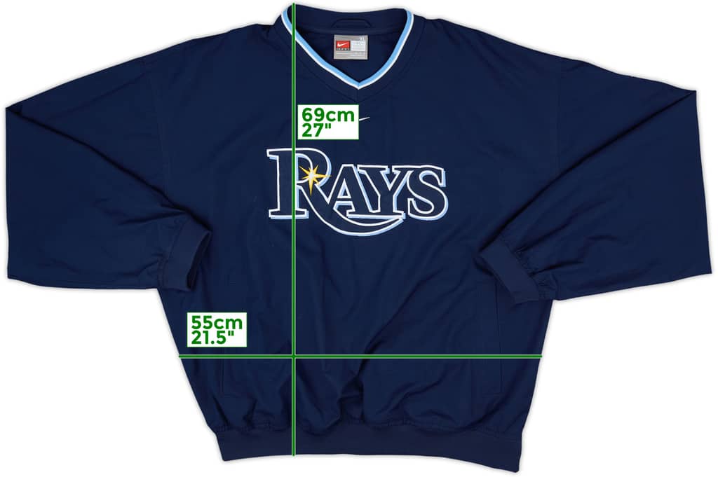 2009 Tampa Bay Rays Nike Shell Top - 8/10 - (XL)