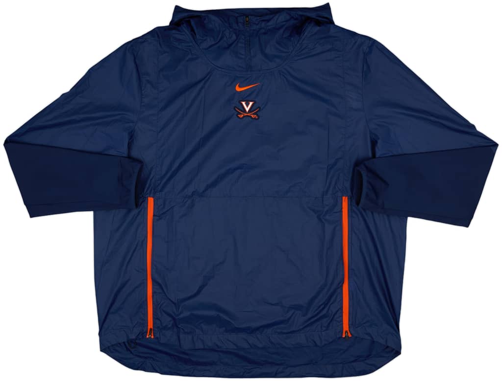 2018 Virginia Cavaliers Nike 1/4 Zip Hooded Windbreaker Jacket - 9/10 - (XXL)