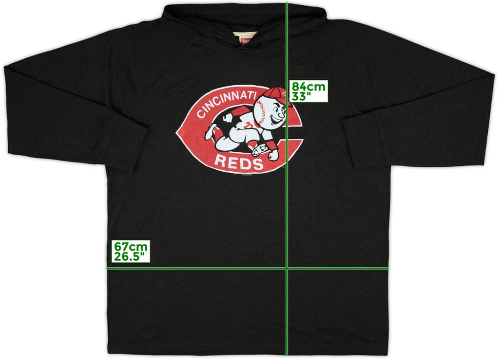 2021 Cincinnati Reds Homage Hooded Sweat Top - 9/10 - (XXL)