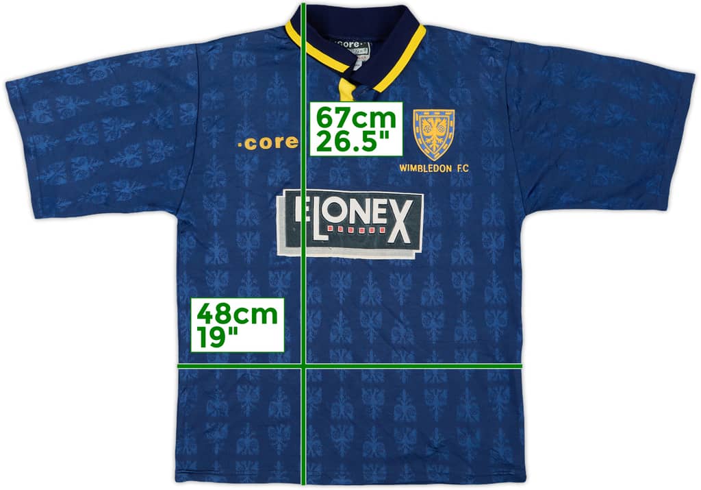 1995-96 Wimbledon Home Shirt - 6/10 - (S)