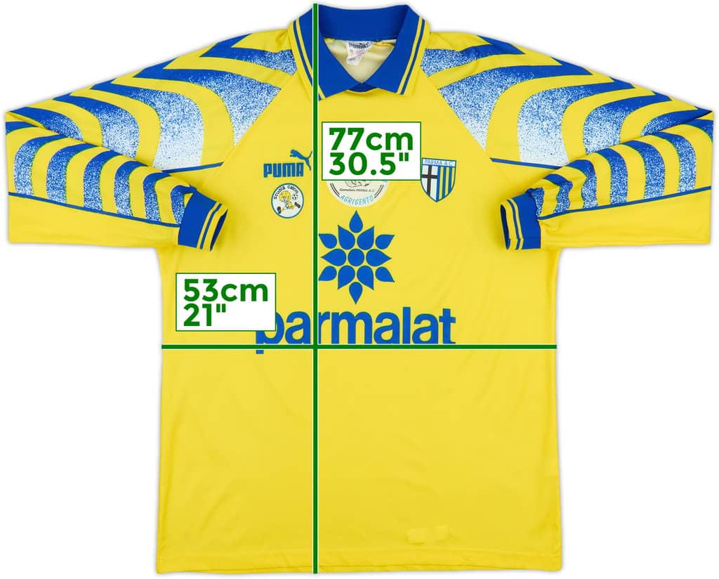 1995-96 Parma Scuola Calcio Third L/S Shirt - 7/10 - (M)