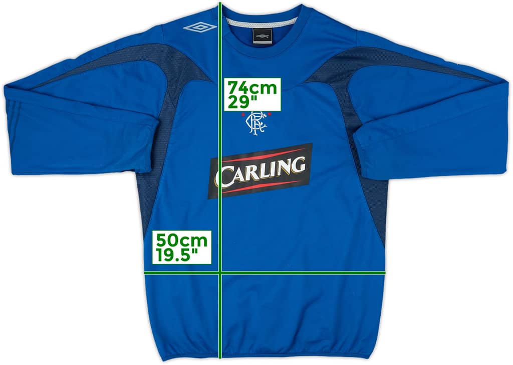 2006-07 Rangers Umbro Sweat Top - 8/10 - (M)
