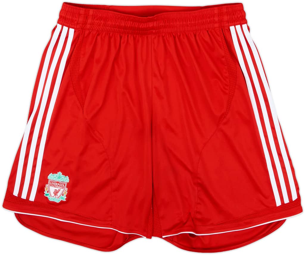 2007-08 Liverpool Home Shorts - 9/10 - (XL)