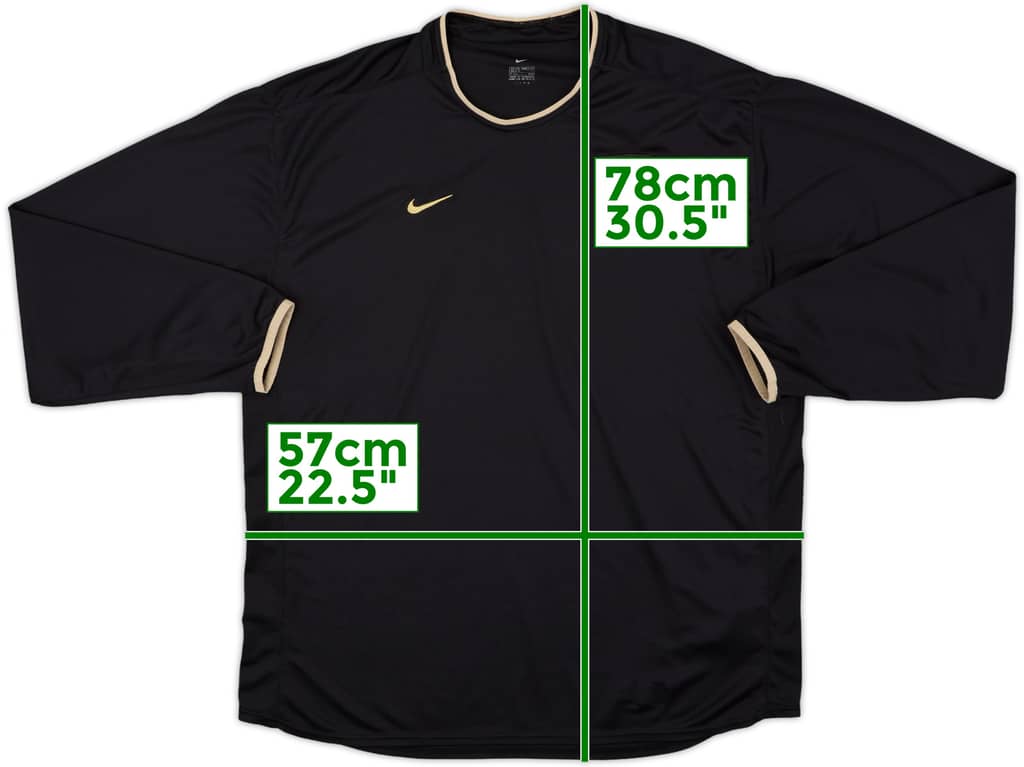 2002-03 Lens Player Issue Away L/S Shirt - 6/10 - (XXL)