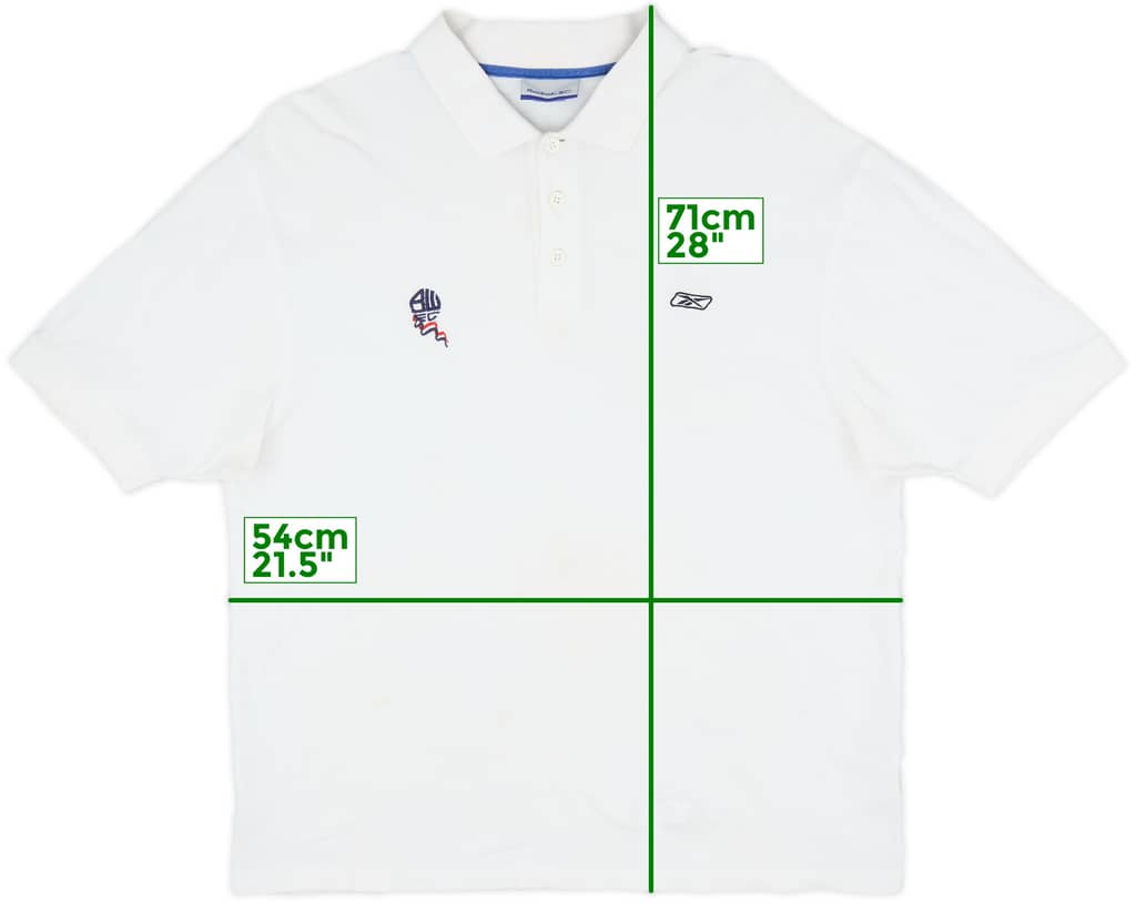 2006-07 Bolton Reebok Polo Shirt - 7/10 - (L)