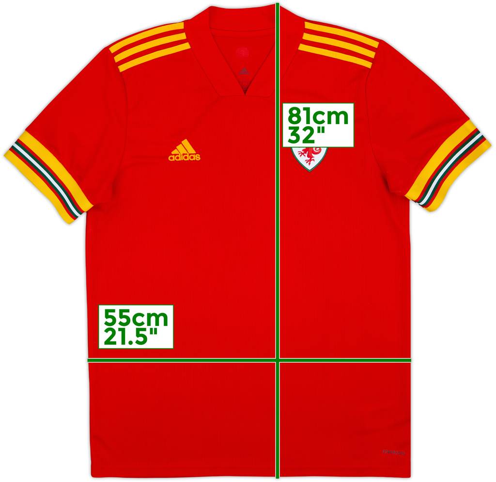 2020-21 Wales Home Shirt - 8/10 - (L)
