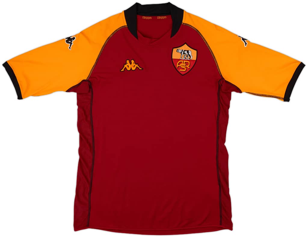 2002-03 Roma European Home Shirt - 10/10 - (L)