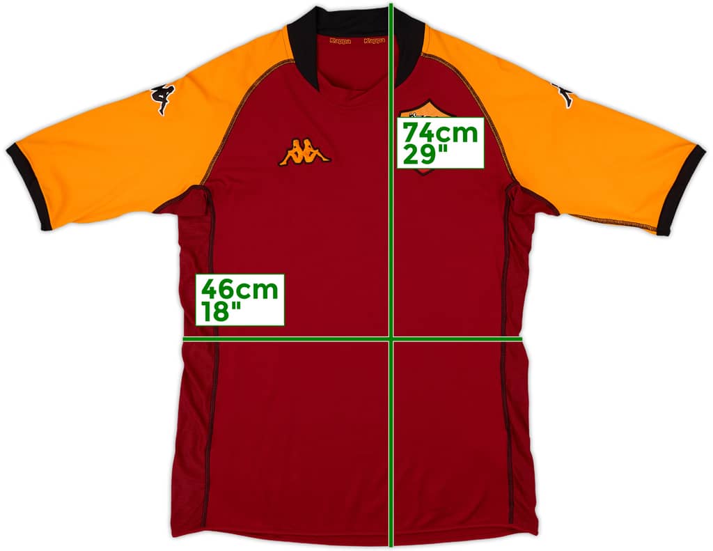 2002-03 Roma European Home Shirt - 10/10 - (L)