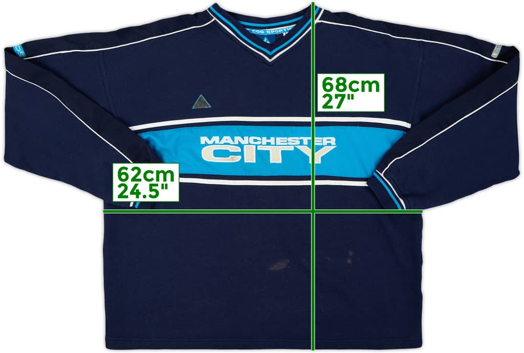 Sudadera Le Coq Sportif del Manchester City 2001-02 - 5/10 - (L)