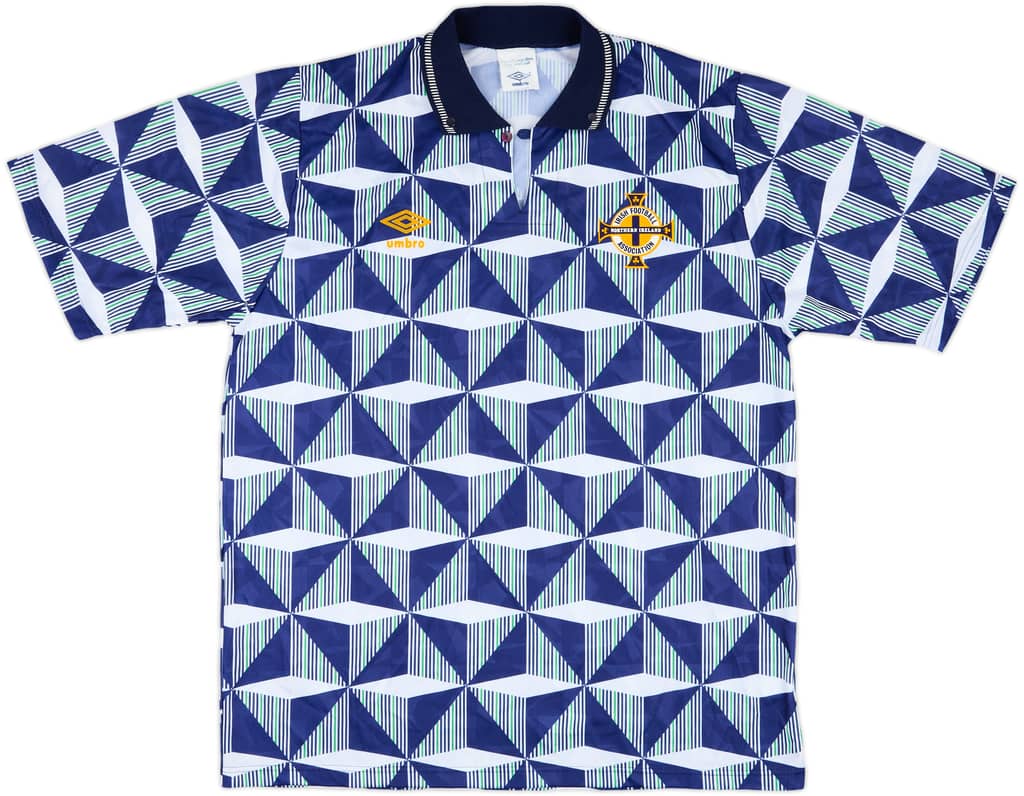 1990-92 Northern Ireland Away Shirt - 8/10 - (S)