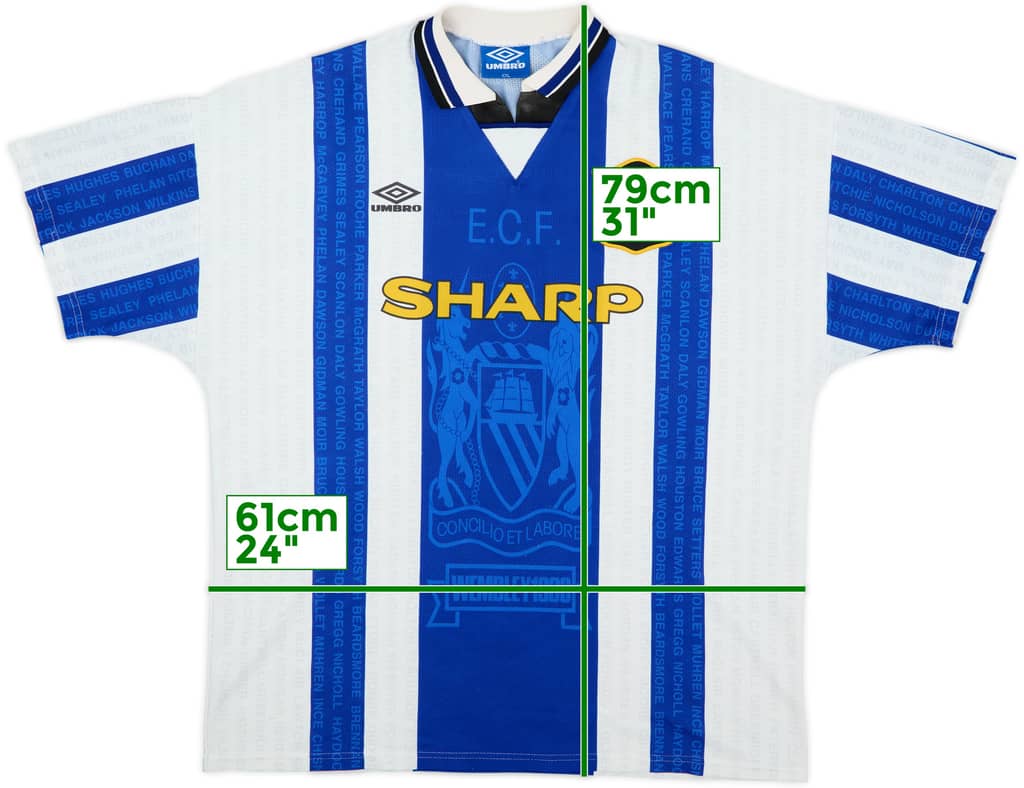 1994-96 Manchester United Third Shirt - 5/10 - (XXL)